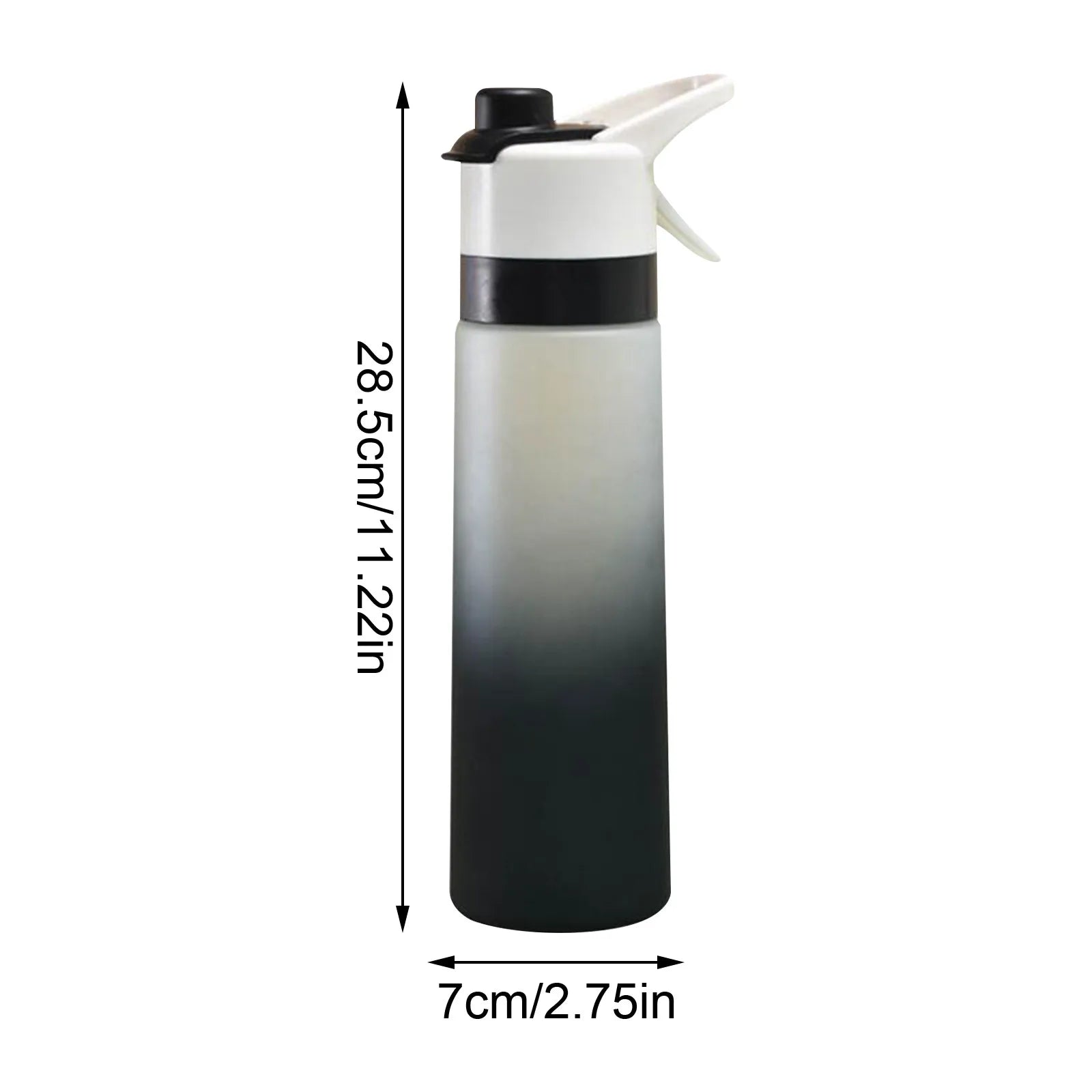 Gradual Fog Surface Water Cup High Color Spray Sports Water Cup Men'S and Women'S Water Spray Plastic Cup Gift Cups Water Bottle