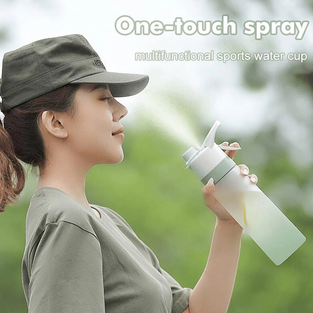 Gradual Fog Surface Water Cup High Color Spray Sports Water Cup Men'S and Women'S Water Spray Plastic Cup Gift Cups Water Bottle