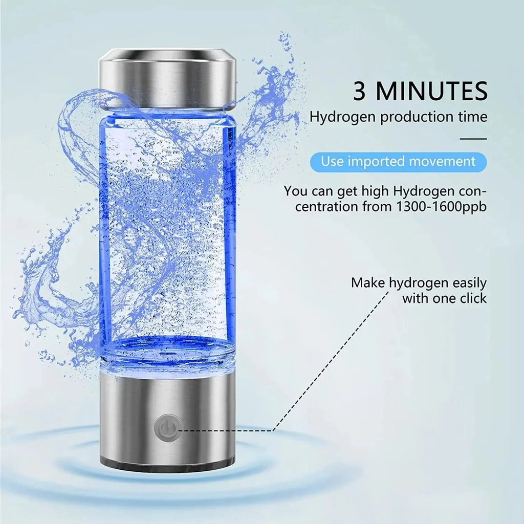 Hydrogen Infusion Portable Water Bottle