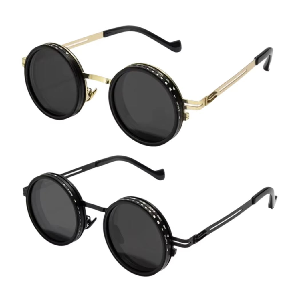 ND2-400 Adjustable Dimming Glasses ND Filter UV400 Polarized Sunglasses with Glasse Case 9 Level Fishing Sunglasses Outdoor