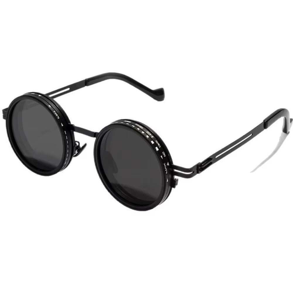 ND2-400 Adjustable Dimming Glasses ND Filter UV400 Polarized Sunglasses with Glasse Case 9 Level Fishing Sunglasses Outdoor